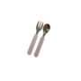 Set de Cubiertos Acero / Silicona - Blush