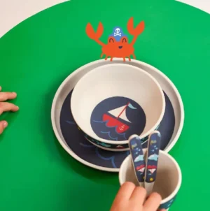Set de Comida Bamboo - Anchors Aw
