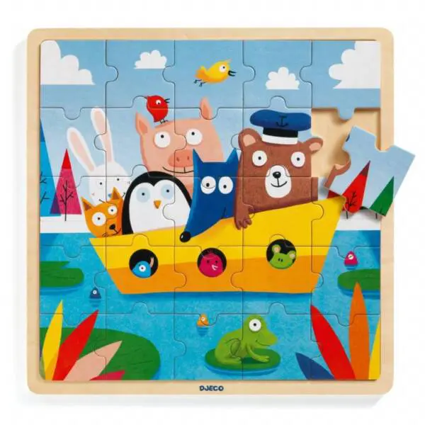 Rompecabeza Encajable - Puzzlo Barco