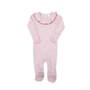 Enterizo Cuello Bobo Rib - Violeta / Corazones - 3-6M