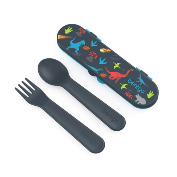 Set de Cubiertos Bentgo Kids - Dinosaurios
