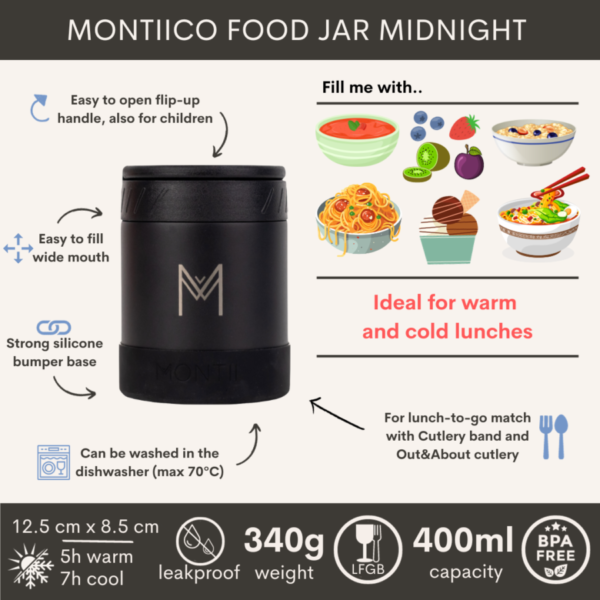 Conservador de Alimentos Térmico 400ML - Mignight - Imagen 2