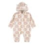 Pijama Niño Bebé Jacquard - Off White / Beige - 9M