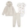Conjunto Niño Bebé Turn Me Around 3 Set - Beige - 3M