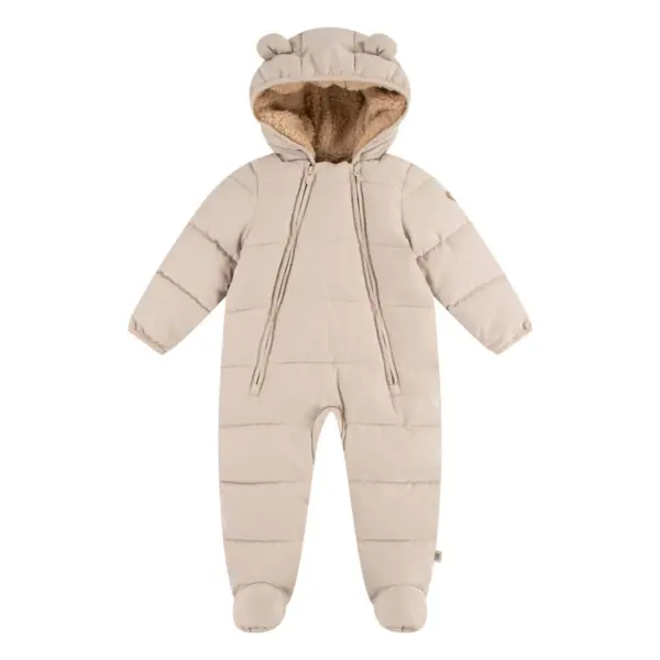Snowsuit Niño Bebé Estampado - Beige