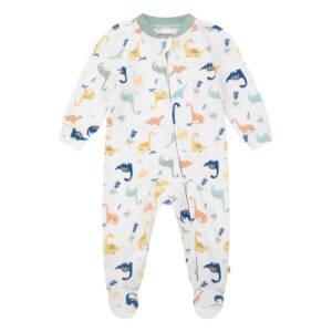Pijama Niño Bebé Footed - Off White
