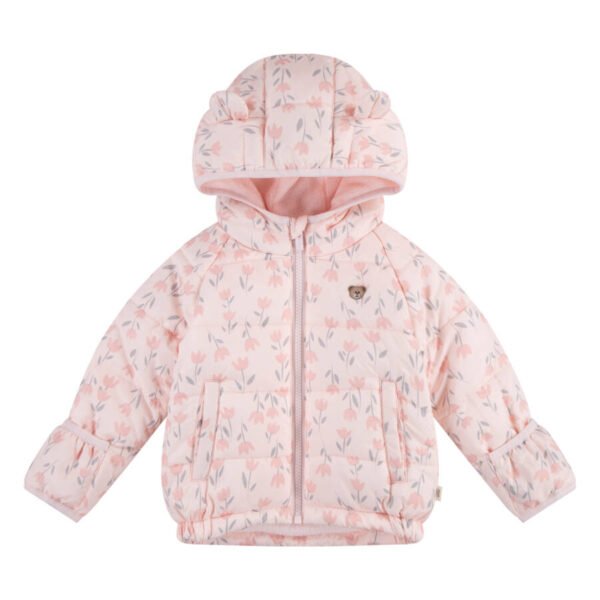 Casaca Niña Bebé Acolchada AOP - Rosado