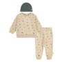Conjunto Niño Bebé Pantalón Polar 3 Set - Beige / Azul - 12M
