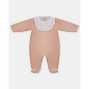 Pelele Largo Terciopelo Niña Smocks Baberola Sweet Dreams