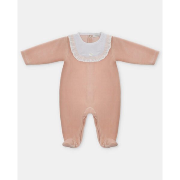Pelele Largo Terciopelo Niña Smocks Baberola Sweet Dreams