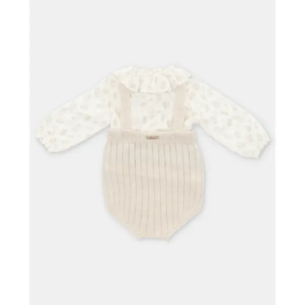Conjunto Blusa Peto Niña Sabbia