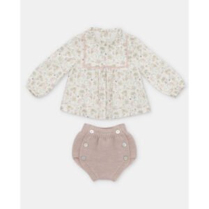 Conjunto Blusa Braga Niña Peonia