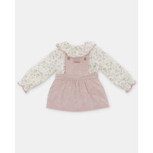 Conjunto Blusa Peto Niña Peonia