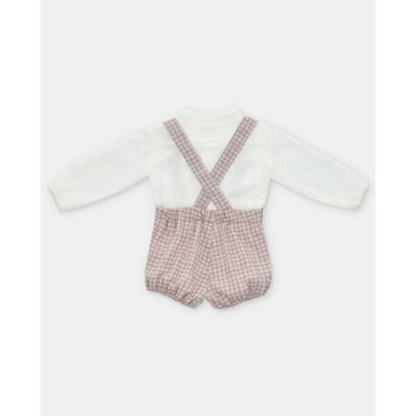 Conjunto Camisa Bombacho Niño Plum - Imagen 2