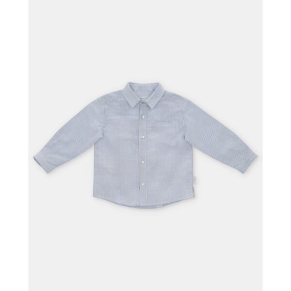 Camisa Rayas Niño Plum