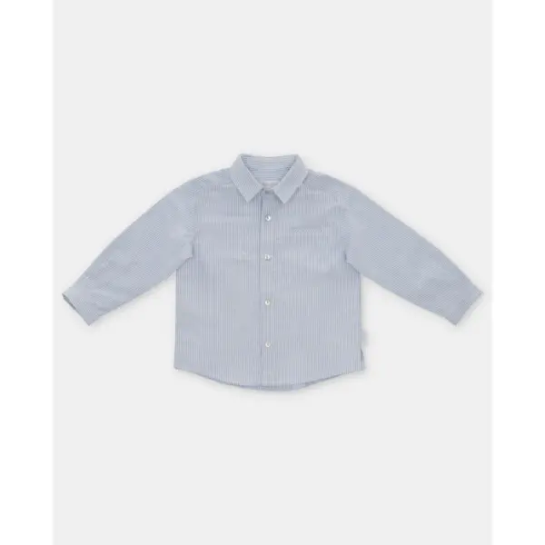 Camisa Rayas Niño Plum