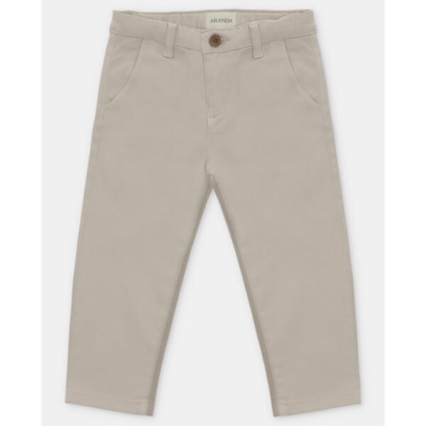 Pantalón Sarga Cremallera Niño Ciel