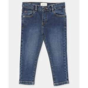 Pantalón Vaquero Botón Unisex Plum