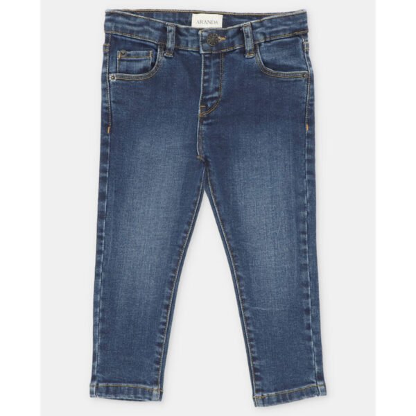 Pantalón Vaquero Botón Unisex Plum