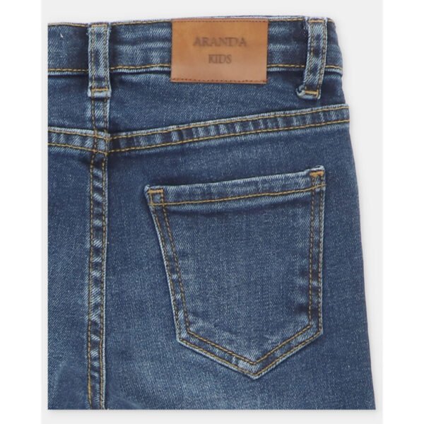 Pantalón Vaquero Botón Unisex Plum - Imagen 3