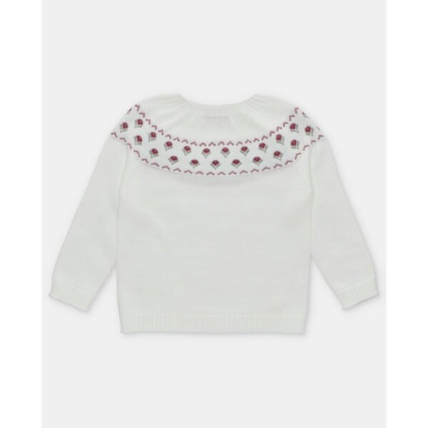 Jersey Jaquard Niña Plum - Imagen 2