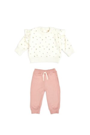 Set Polera Bobo + Buzo - Perla Flor