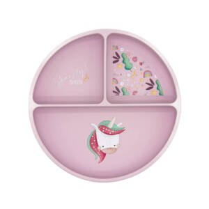 Plato de Silicona de Sparkly el Unicornio