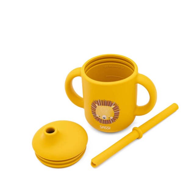 Vaso de Silicona con Pajita de Chompy el León - Imagen 2