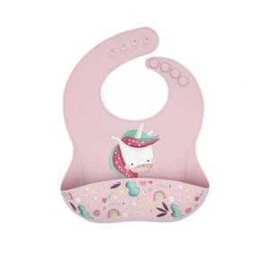 Babero de Silicona de Sparkly el Unicornio