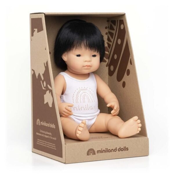Muñeco - Babydoll Asian Boy 38cm.