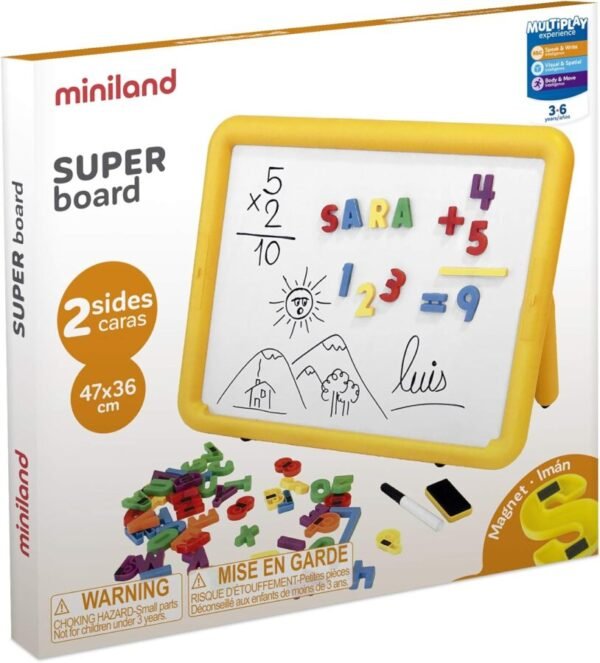 Super Tablero Metálico de Dos Caras