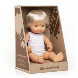 Muñeco - Babydoll Caucasian Boy 38cm.