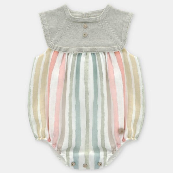 Pelele Punto y Tela Unisex Salve