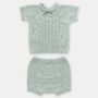 Conjunto Punto Unisex Lucca - Verde Salvia 010-10258, 12M