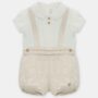 Conjunto Camisa Bombacho Niño Marsala - Azul Empolvado 038-20270, 24M