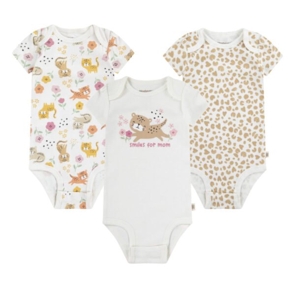 Body Niña Bebé 3 Pack - Rosa / Leop