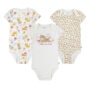 Body Niña Bebé 3 Pack - Rosa / Leop - 6M