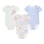 Body Niña Bebé 3 Pack - Blanco / Ma - 6M