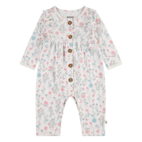 Pijama Niña Bebé - Blanco / Flo