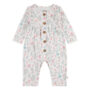 Pijama Niña Bebé - Blanco / Flo - 3M