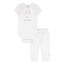 Conjunto Body / Pantalón Niña Bebé 2 Set - Blanco / Con - 6M