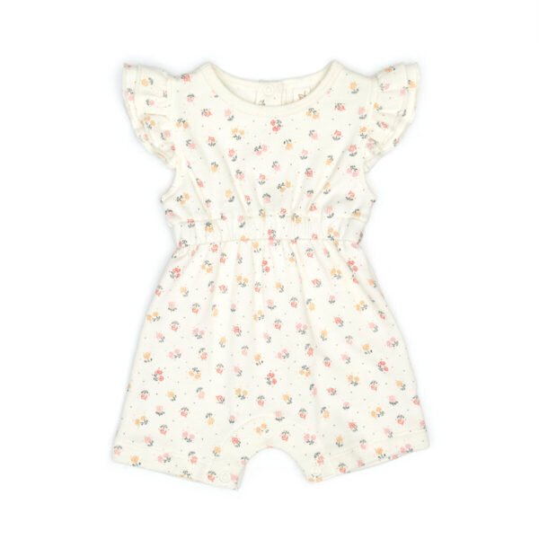 Romper Manga Bobos - Perla Flor