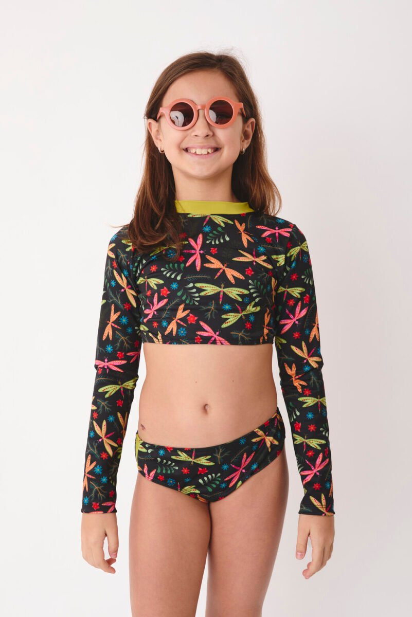 Bikini ML Espalda Abierta - Libe Dark