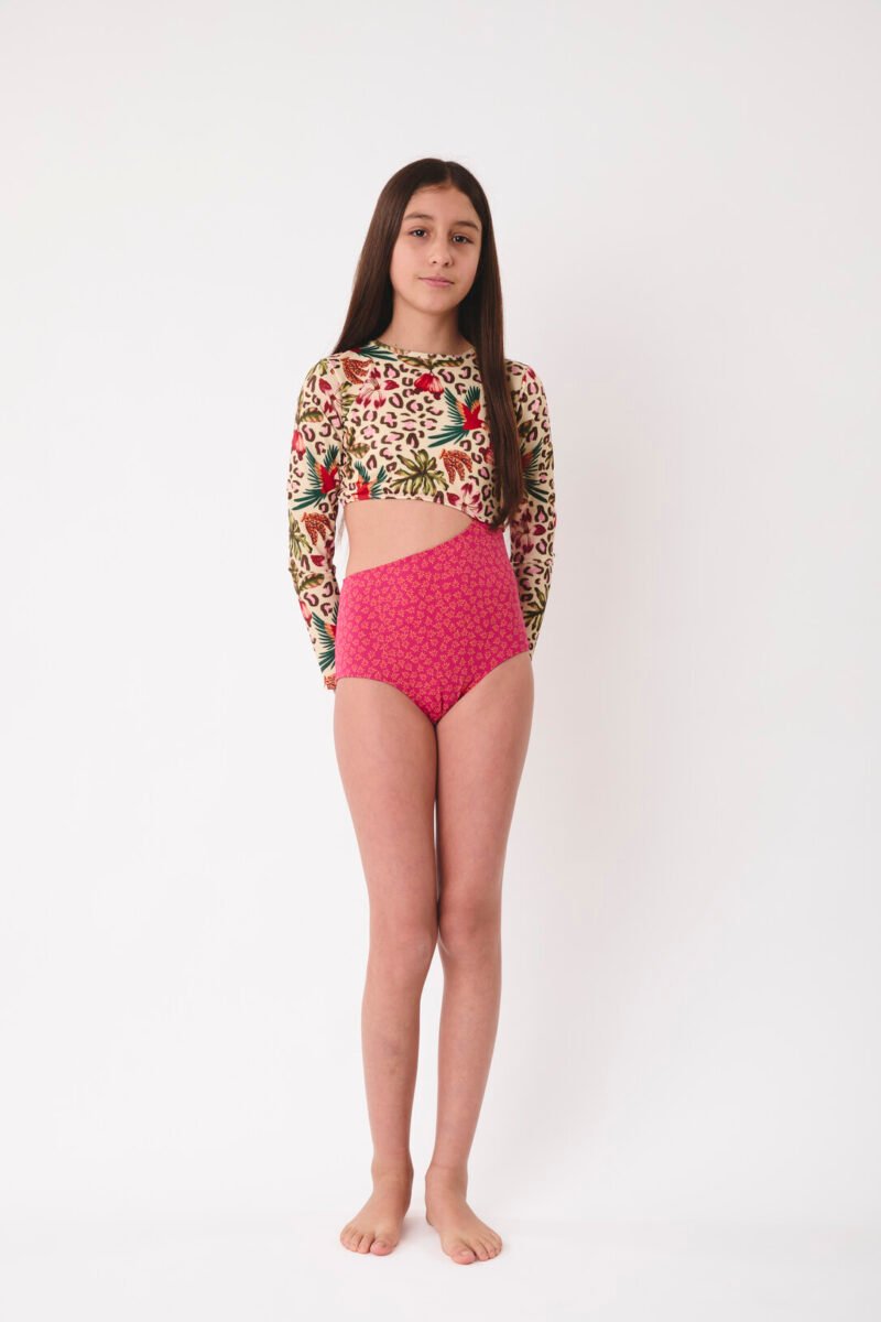 Trikini Manga Larga - Guacamayos