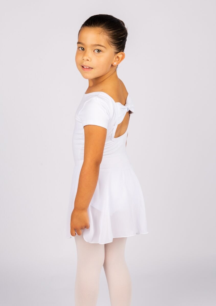 Vestido Lazo Manga Corta - Rosado - Imagen 2