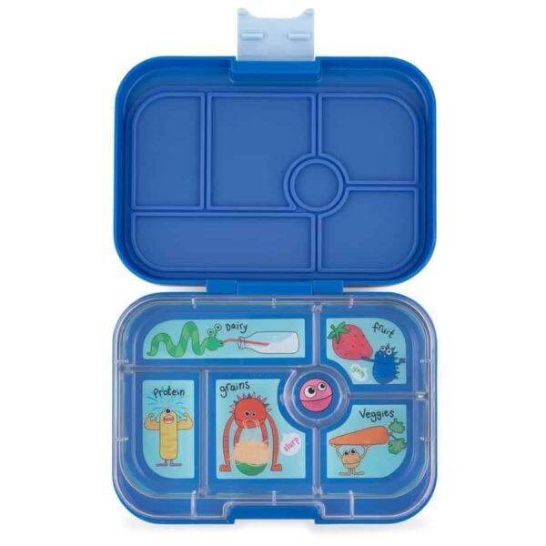 Yumbox Original 6 Compartimientos - True Blue Funny Monsters