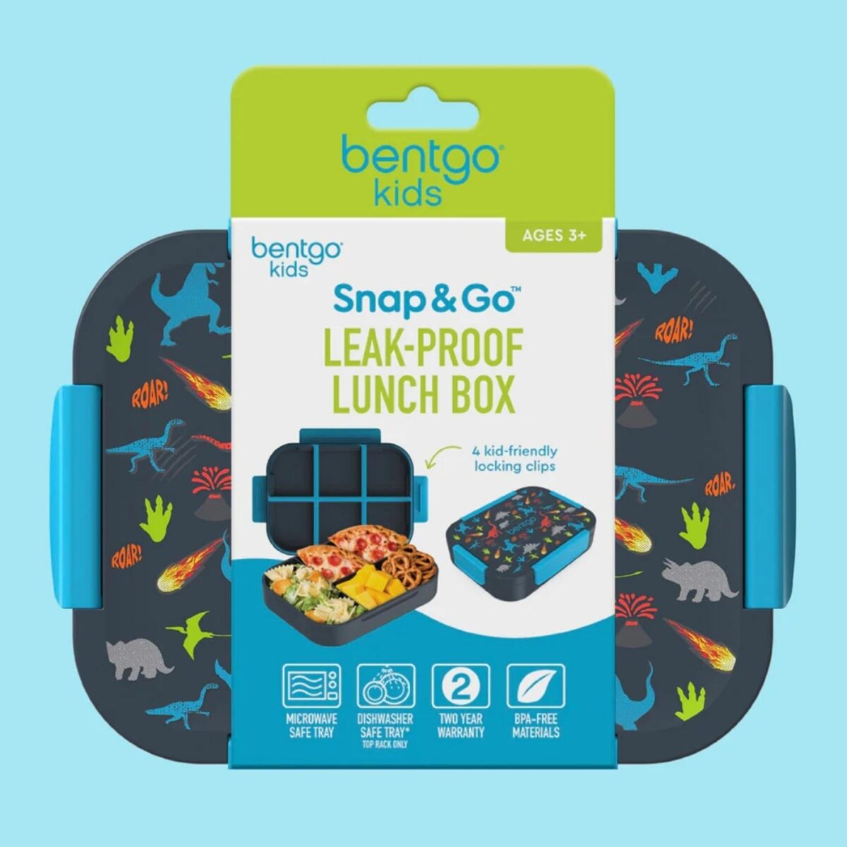 Lonchera Bentgo Kids Snap & Go - Dinosaurio - Imagen 4