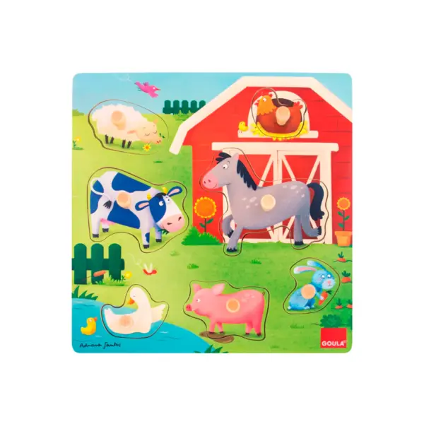 Rompecabezas - Mamás y Bebés - Granja