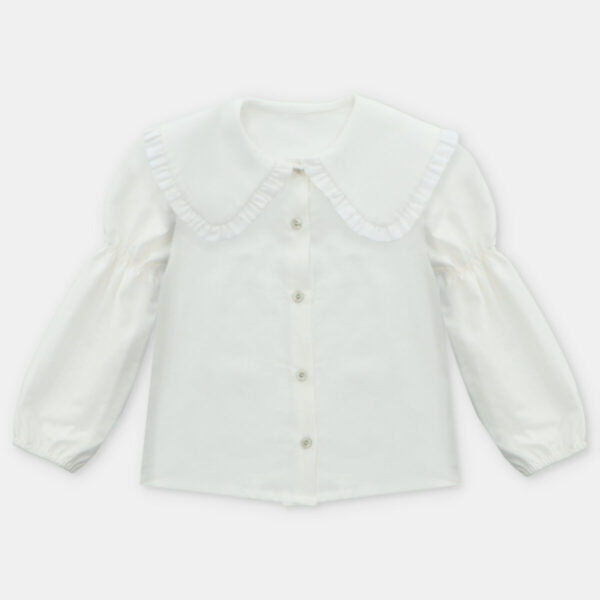 Blusa Tela Cuello Niña Leeds