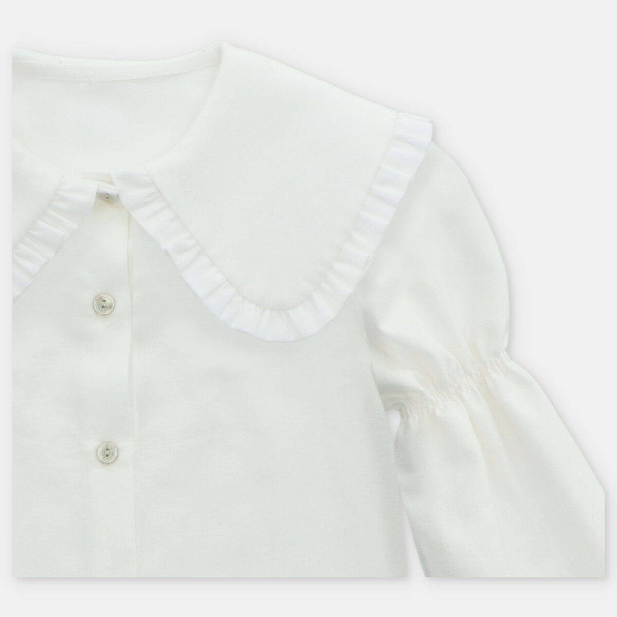 Blusa Tela Cuello Niña Leeds - Imagen 3